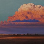 Could Get Rain At The Farm Tonight oil painting thunderstorm