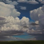 The Behavior of Air image of oil painting of thunderstorms